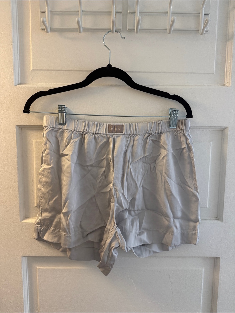 J. Crew Light Gray Satin Women's Shorts